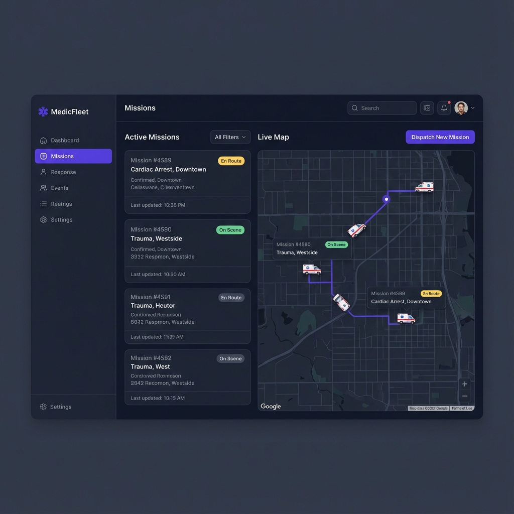 Medical Fleet Dashboard